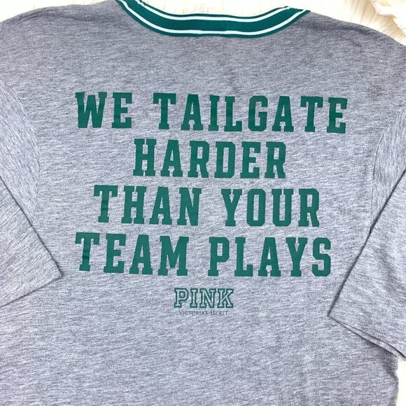 Pink Victoria's Secret Michigan State Spartans Tailgate Top Women's Size Small - Picture 4 of 6